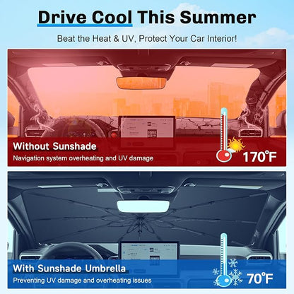 SXCY for 2025 Toyota 4Runner Windshield Umbrella Sunshade for 2025 Toyota - Image 5