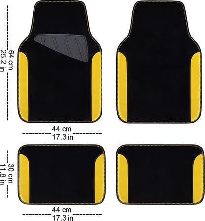 CAR PASS Waterproof Universal Fit Car Floor Mats, Car Mats Fit - Image 2