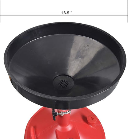 A A IN AA045 8 Gallon Portable Waste Oil Drain, Industrial Fluid Drain Tank - Image 5