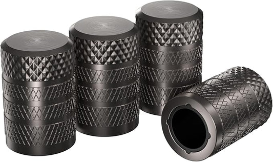 CKAuto Tire Valve Stem Caps, Anodized Aluminum Tire Valve Cap Set, Corrosion by CKAuto