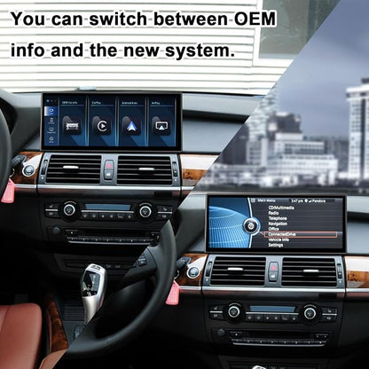 PEMP Linux 12.3" Ultra-Thin Screen E70 E71 CIC Wired Wireless CarPlay Android - Image 5