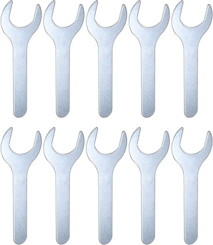 HARFINGTON 10pcs Small Open End Wrench 30x138x2.2mm Metric U-Shaped Single Open by HARFINGTON