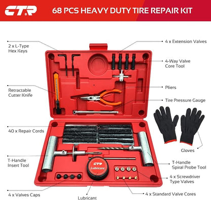 CTR Heavy Duty Tire Plug Kit - Image 2