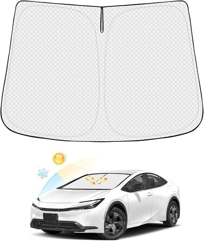 Windshield Sun Shade for Toyota Prius 2023-2025 2026 Accessories Thicken by Canvcle
