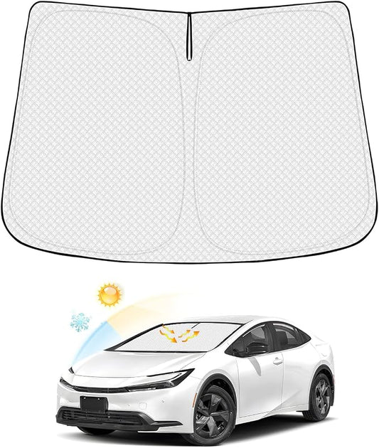 Windshield Sun Shade for Toyota Prius 2023-2025 2026 Accessories Thicken by Canvcle