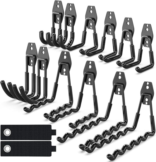 Garage Storage Hooks 14PC, Garage Wall Hooks by LAOFEEI