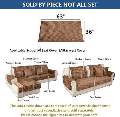 Eismodra Couch Cover, Sectional Couch Covers, Sofa Covers - Image 5