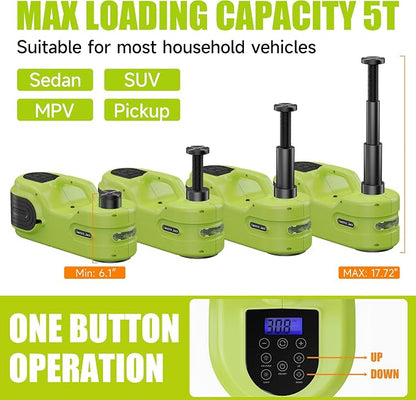 Electric Car Jack Kit 5T 12V Hydraulic Tire Jack - Image 3