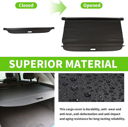 Cargo Cover for Jeep Patriot Compass 2007-2010 2011-2016 Rear Trunk Cover Trunk - Image 3