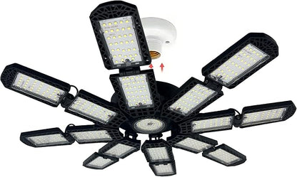 LED Garage Light, Super Bright Screw in E26/E27 Ceiling Shop Work Lamp by PINSAI
