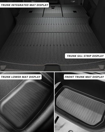 for New 2025 Tesla Model Y Juniper TPE Floor Mats & Front Rear Cargo Mat Full - Image 6