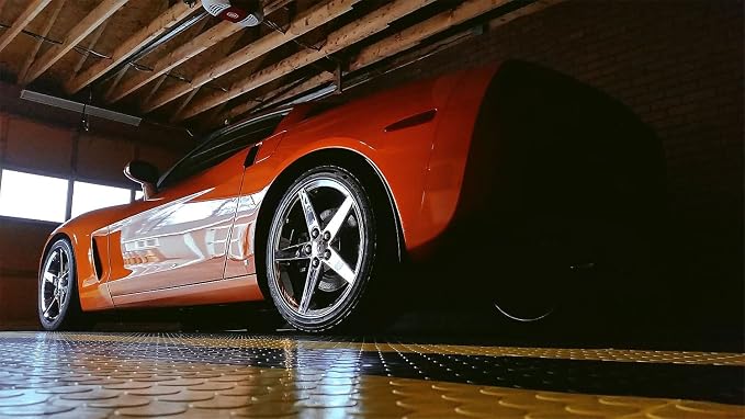 RaceDeck CircleTrac, Durable Interlocking Modular Garage Flooring Tile - Image 3