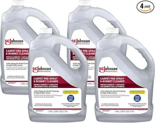 SC Johnson Professional Carpet Pre-Spray and Bonnet Cleaner, Carpet Cleaner by SCJP