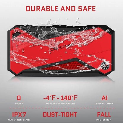 DBPOWER Peak 1600A 18000mAh Portable Car Jump Starter Battery Booster - Image 6