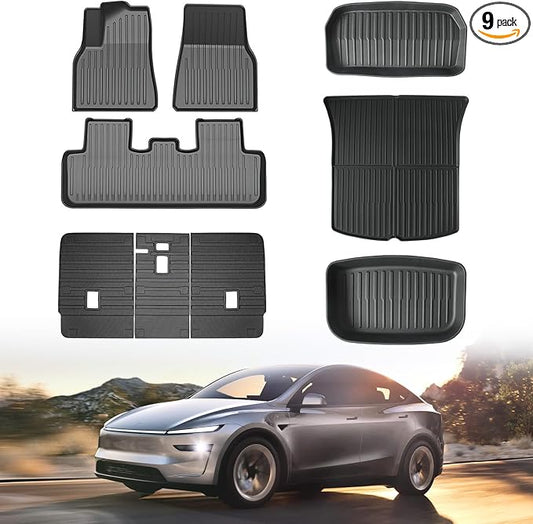 Floor Mat for New Model Y Juniper 2025 2026 9PCS Floor Mats by Unknown