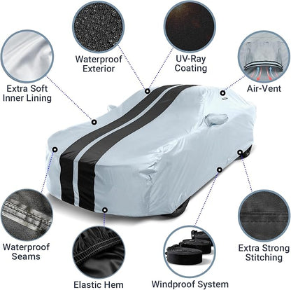 iCarCover Custom Car Cover for Buick Lacrosse Waterproof All-Weather Rain Snow - Image 4