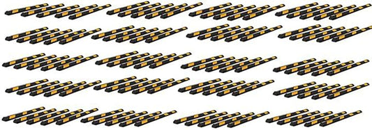 ZONETECH Large Heavy Duty Rubber Parking Curb – 72” Premium Quality Auto Garage by ZONETECH