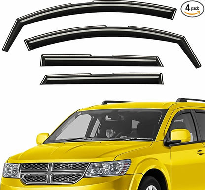 Extra Durable Window Deflectors in-Channel Window Visors Rain Guards Fit by AEROGUYSCustomfitrainguard