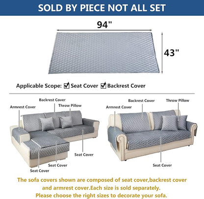 Eismodra Couch Cover, Sectional Couch Covers, Sofa Covers - Image 5
