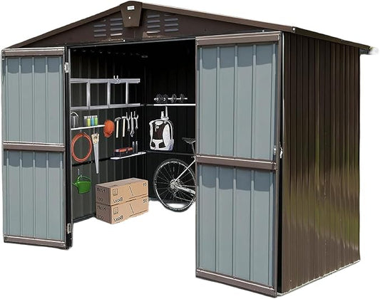 IKERY Metal Storage Shed 10' x 8' by IKERY