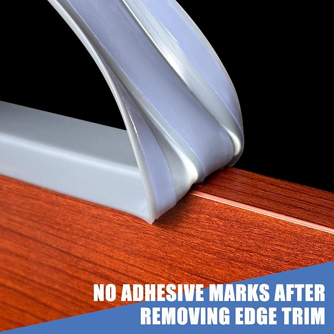Rubber Edge Trim, Flexible Edge Banding, 3/4" U Channel Furniture Edge Protector - Image 4