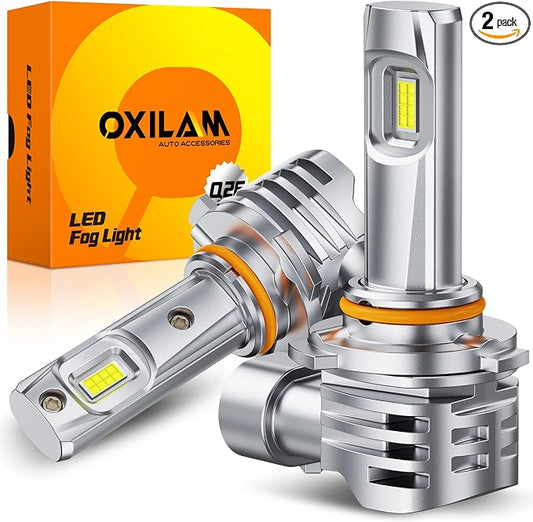 OXILAM H10 9145 LED Fog Light Bulbs, 15000LM 6500K Cool White, 600% Brightness by OXILAMDIRECT