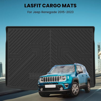 LASFIT Cargo Mat for Jeep Renegade 2015-2023 Upper Position, All Weather TPE - Image 2