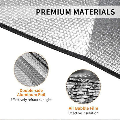 Big Ant Windshield Sun Shade UV Rays Sun Visor Shade, Auto Front Windshield - Image 6