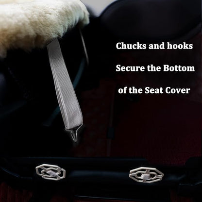 Fluffy Genuine Australia Sheepskin Car Seat Cover - Image 6