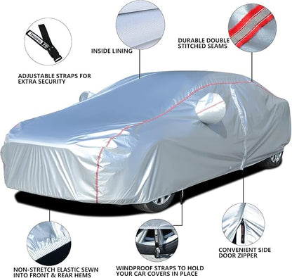Tecoom Hard Shell Oxford Material Door Shape Zipper Design Waterproof UV-Proof - Image 4