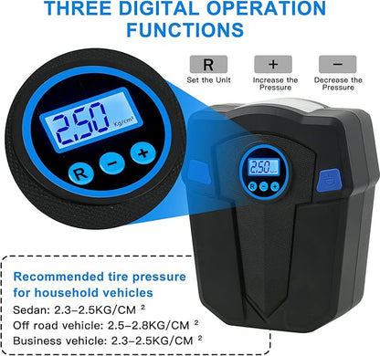 Tire Repair Kit, Tire Inflator Portable Air Compressor, Heavy Duty Flat Tire - Image 3