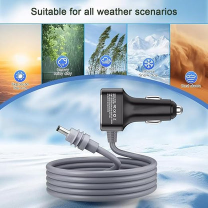 3 in 1 Car Power Cable for Starlink Mini Cigarette Lighter Adapter, Car Charger - Image 5