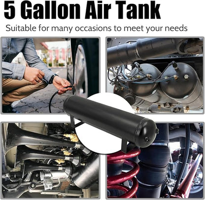 5 Gallon Air Tank for Suspension/Air Ride/Bag/Car Train Truck Horn 18 Liter - Image 4