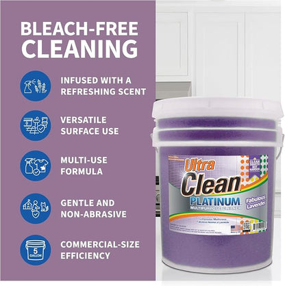 Ultra Clean Platinum Multipurpose Cleaner, Non-Abrasive and Bleach-Free - Image 3