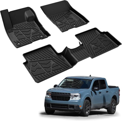 LASFIT Floor Mats for Ford Maverick 2022-2025 All Weather Car Floor Pretoctor - Image 8