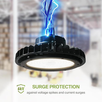 ASD LED High Bay UFO Light Fixture, Commercial Shop Lighting | Dimmable - Image 5