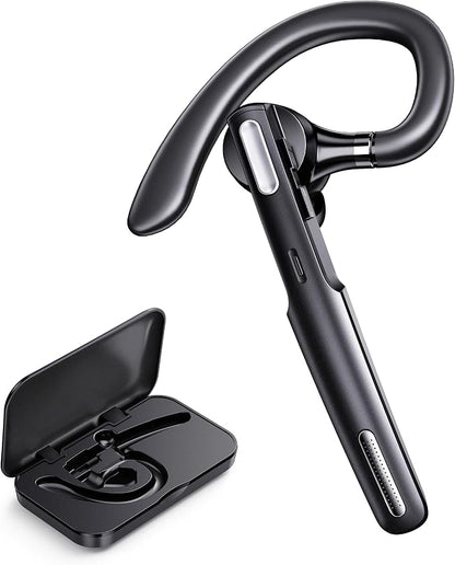 Bluetooth Headset, Wireless Bluetooth Earpiece V5.0 Hands-Free Earphones by ICOMTOFIT