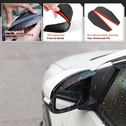 in Channel Rain Guards Fit for 2017-2025 Subaru Impreza Hatchback, Crosstrek - Image 5