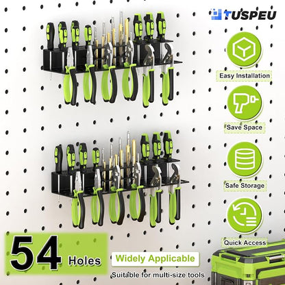 Screwdriver Holder Wall Mount, Heavy Duty Metal Utility Bit Organizer - Image 2
