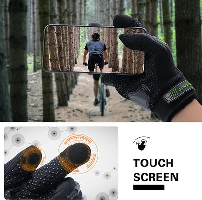 Motorcycle Gloves Touch Screen Full Finger Riding Gloves Knuckle Protection - Image 4