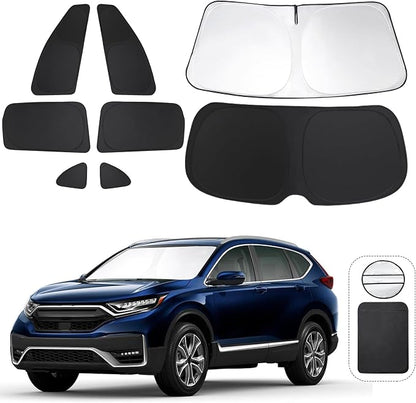 TINGLU Window Shades for Honda CR-V CRV 2017-2022 Accessories Car Side Full by TINGLU