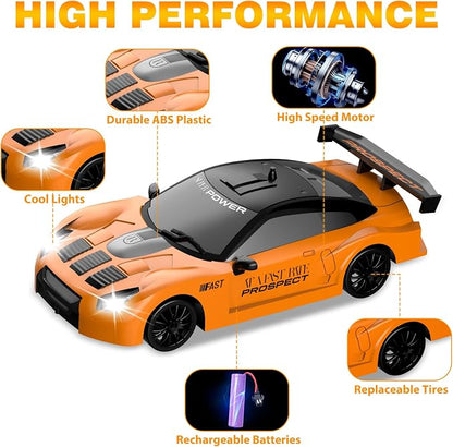 RC Drift Car 1/24 2.4GHz Remote Control Car 4WD High Speed Drifting RC Cars - Image 3