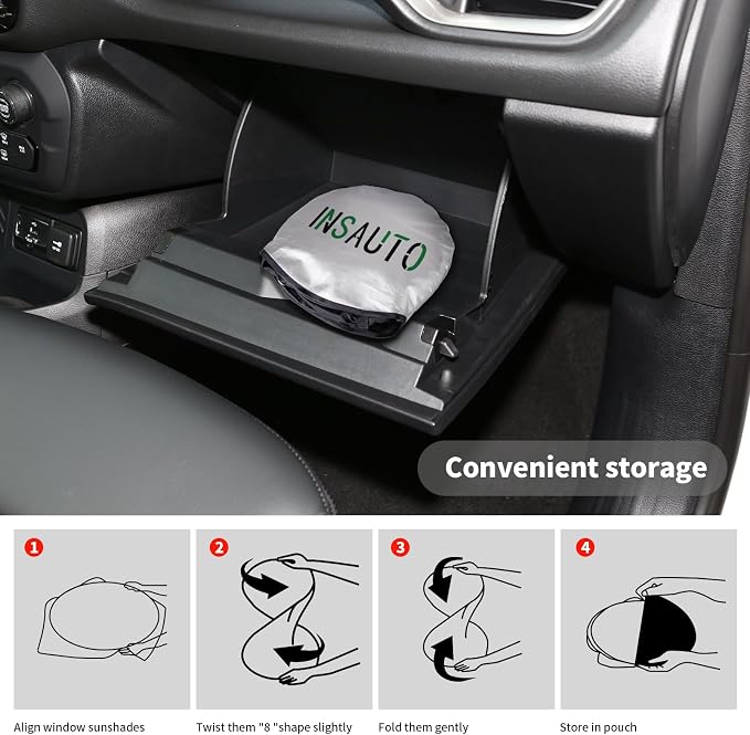 INSAUTO for 2019-2023 2024 2025 BMW 3 Series Car Windshield Sun Shade Sunshade - Image 8