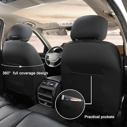 GIANT PANDA Front Car Seat Cover Custom Fit Toyota, 3D Air Mesh Car Seat Covers - Image 4