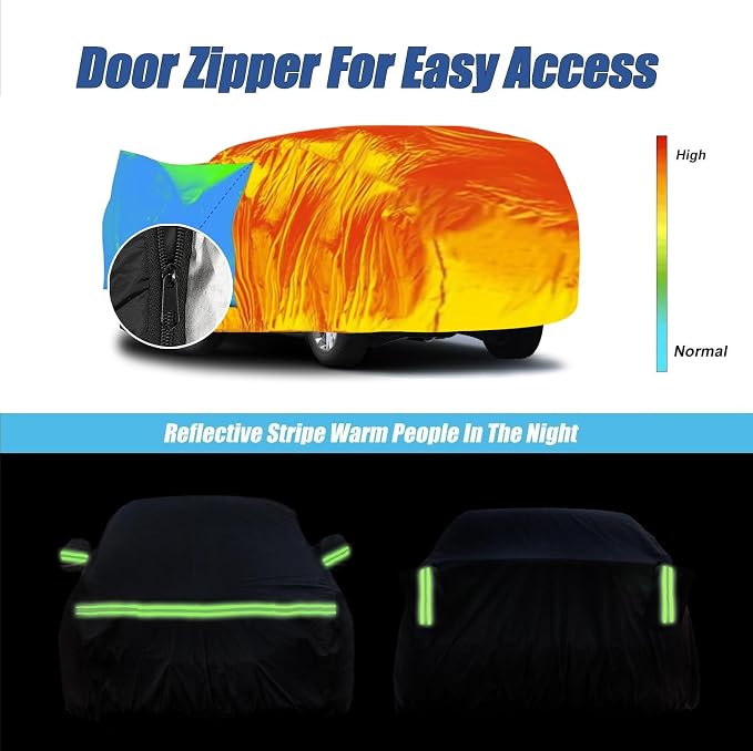 Waterproof Car Covers for 2007-2023 Chevrolet Tahoe/Cadillac Escalade/GMC Yukon - Image 6