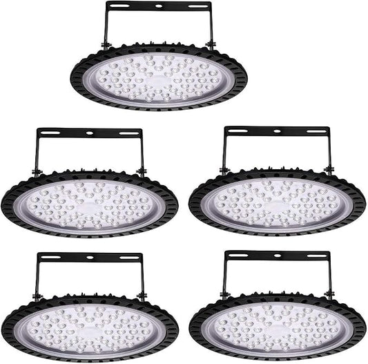 Viugreum 5 PACK 200W UFO LED High Bay Light, 20000LM 6500K Daylight White LED by Viugreum