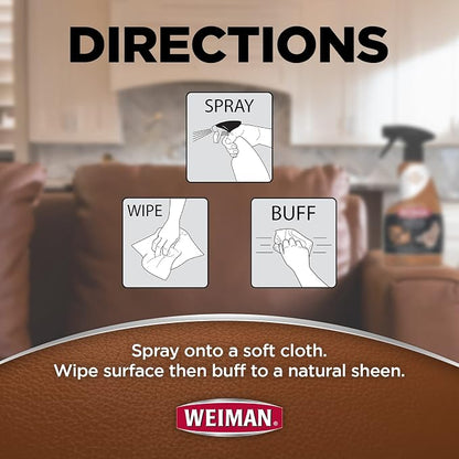 Weiman Leather Cleaner, Polish and Conditioner - Image 3