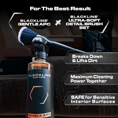 Blackline Car Detail Brushes- Luxury Car Detailing Brush Set - Image 8
