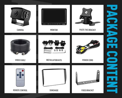 FOOKOO Ⅱ HD Backup Camera System Kit, Sharp CCD Chip, 100% Not Wash Up - Image 6