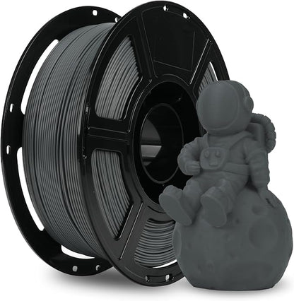 FLASHFORGE PLA Filament 1.75mm +/- 0.02mm, Matte Grey 3D Printer Filament 1kg by FLASHFORGE